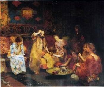 unknow artist Arab or Arabic people and life. Orientalism oil paintings 294 China oil painting art